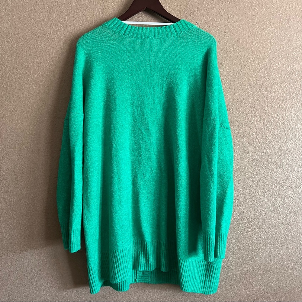 Torrid Green Boyfriend Cardigan Sweater Size 2 - Picture 6 of 10
